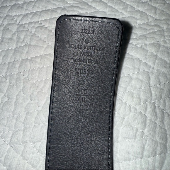 Louis Vuitton Damier LV 40mm Reversible Belt | 100% Authentic EUC Sz 100 - Picture 8 of 10